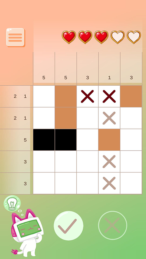 Another screenshot of a small puzzle from the game