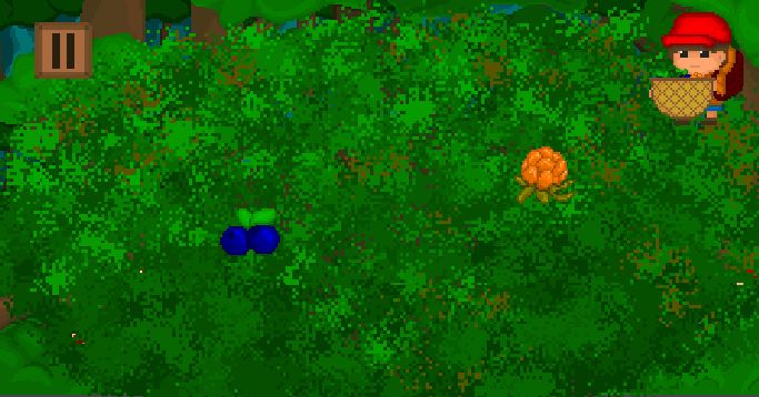 Picture of berry picking minigame