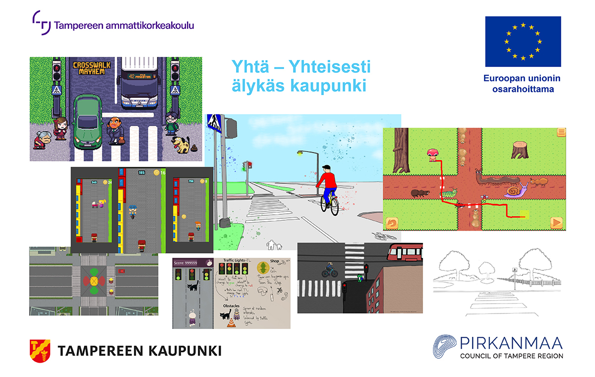 Kooste eri peleistä joita projektissa on tekeillä.