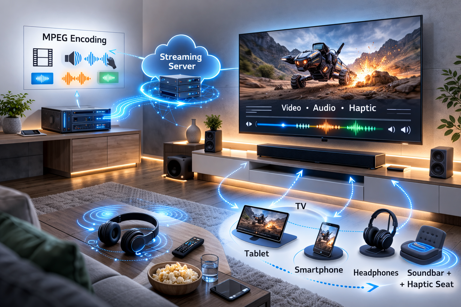 MPEG Haptics Streaming Player