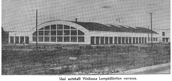Suomen suurin autohalli