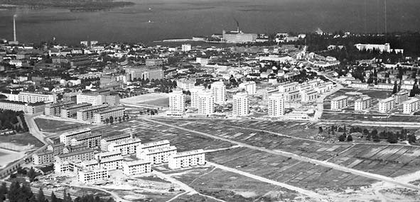 Tampere laajenee Kalevassa 1950-luvulla