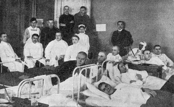 Suinulan haavoittuneita Hatanpn sairaalassa