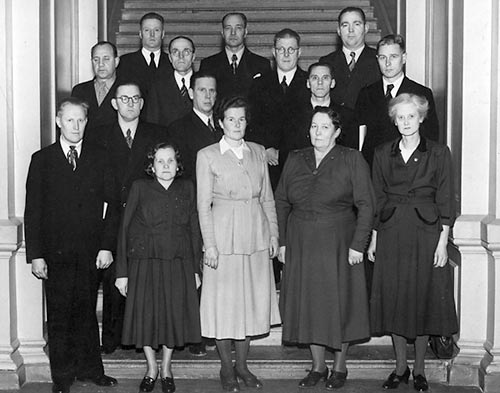SKDL:n Tampereen valtuustoryhm 1949