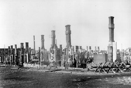 Tammelan raunioita 1918