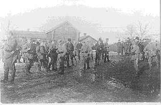 Kuva: Saksalaisia, ruotsalaisia ja 
venäläisiä sotilaita Ahvenanmaalla
