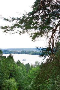 Tampere lake view from Pyynikki